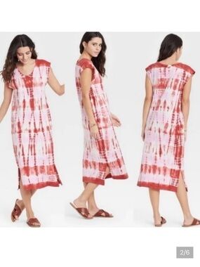 Universal Thread Tie-Dye midi dress